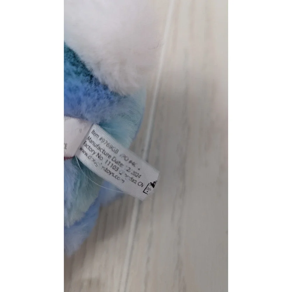Douglas Cuddle Toys Plush Small Blue Tie Dye Bunny Rabbit 9769GB